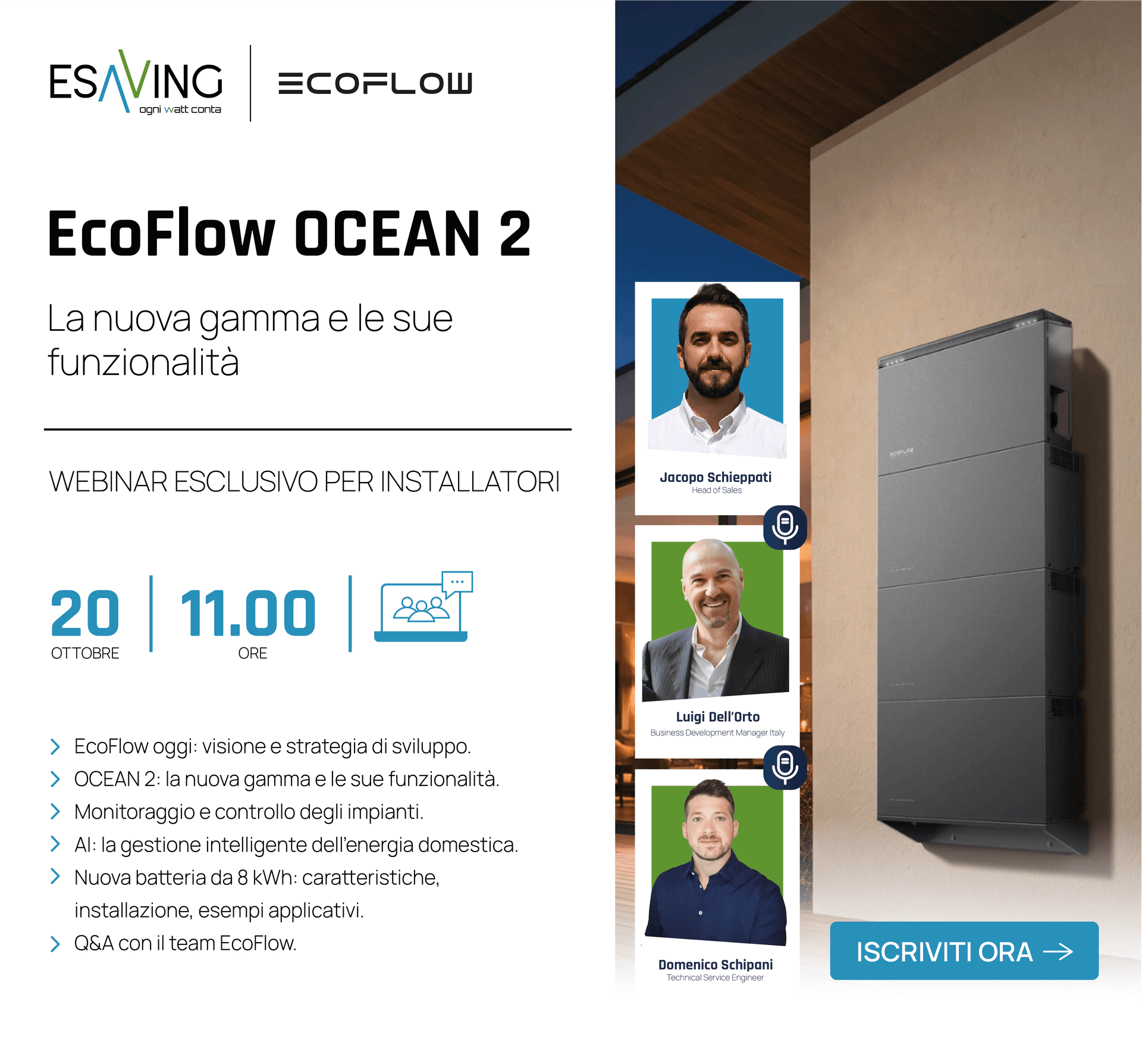 EcoFlow | OCEAN 2: Neuheiten für Installateure von Heimspeichern