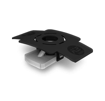Tassello scorrevole MK2 con clip di montaggio, Acciaio inox