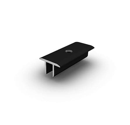 XS Morsetto intermedio, alluminio anodizzato nero