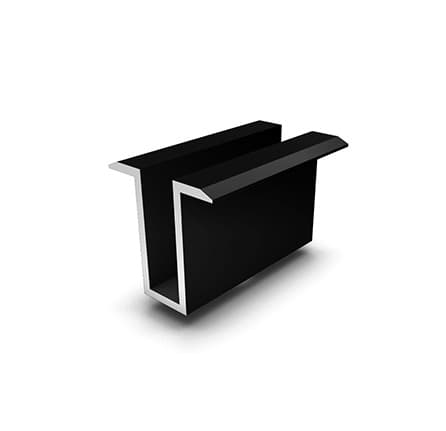 1005145 - MiddleClamp Solo, black anodized