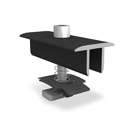 1005158 - Middle Clamp XS 34-38 mm, black anodized