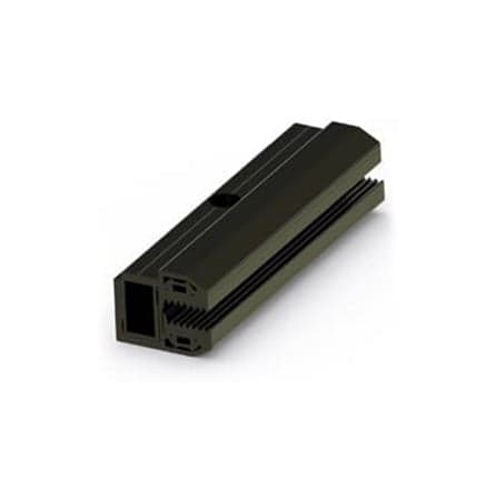1005646 - Laminate end clamp Click 5.0, black anodized