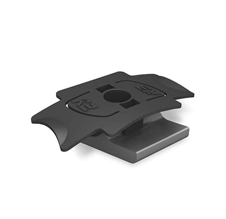 Tassello scorrevole M K2 con clip di montaggio, Aluminium