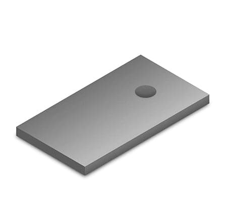 Piastra adattatore M10 per collegamento al tetto