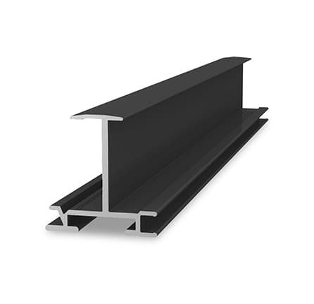 2004086 - InsertionRail 30; 5.40 m, black anodized