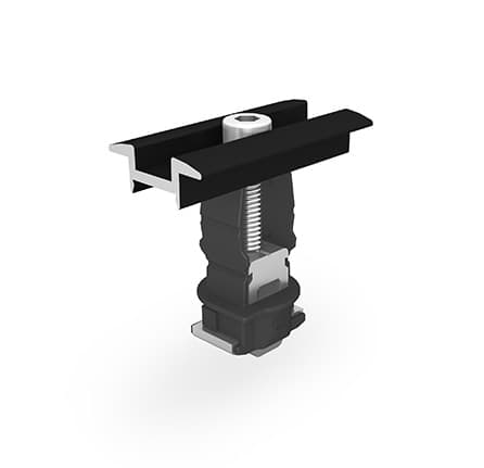 2004148 - Universal Mittelklemme K2 Clamp 25-40 mm, schwarz eloxiert